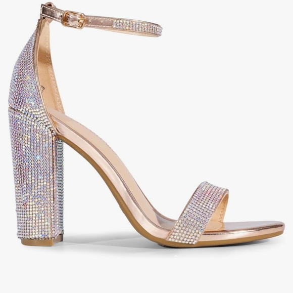 DREAM PAIRS Women's Hi-Chunk High Heel Pumps - Picture 2 of 5